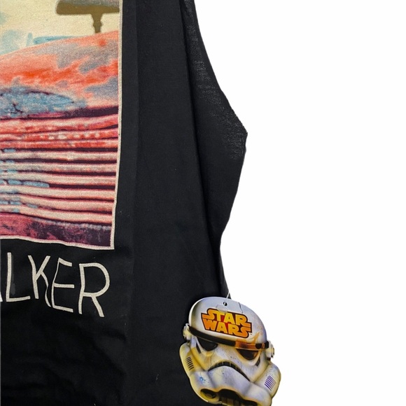 Star Wars Luke Skywalker Landspeeder Tank Top Retro Faded Large L - Picture 7 of 11